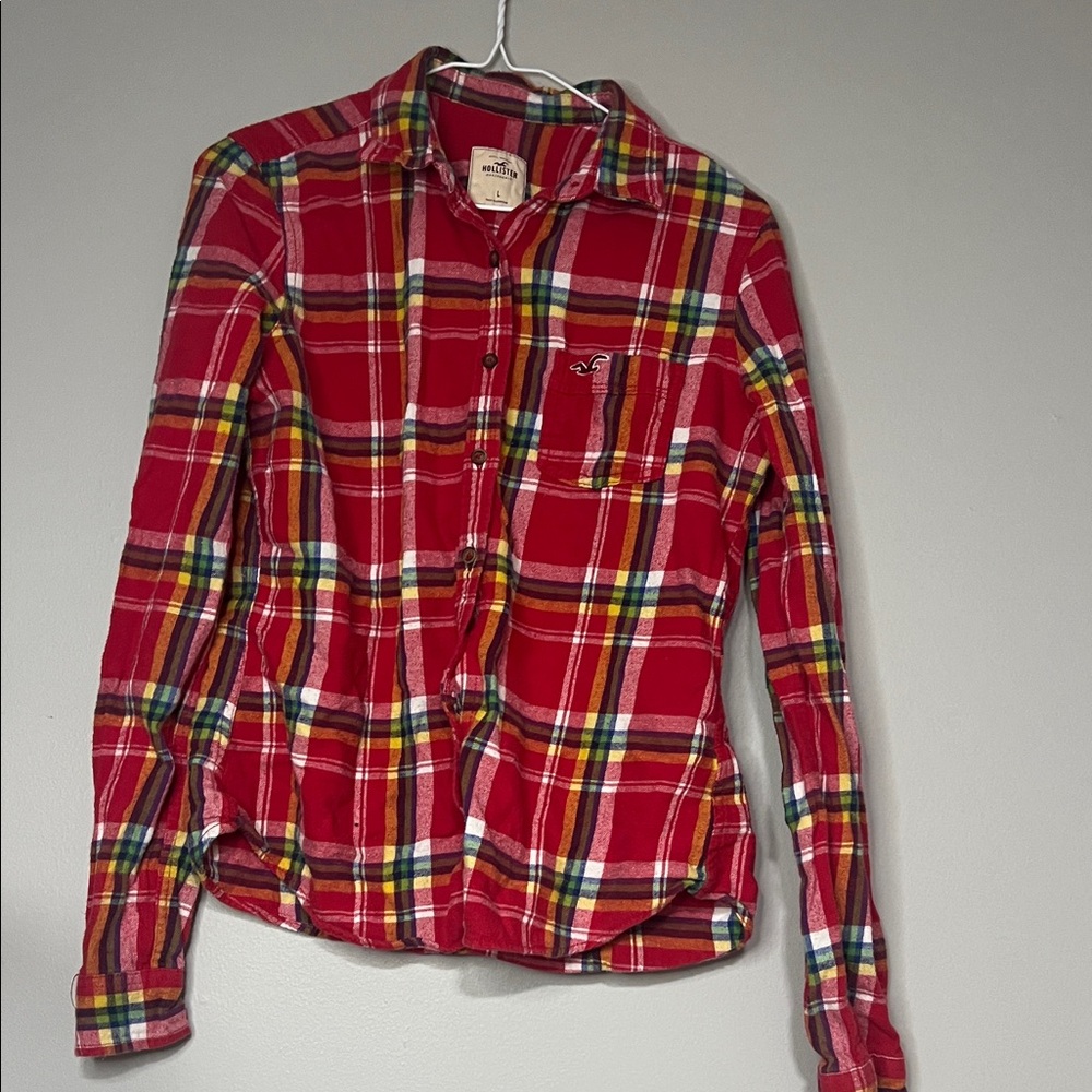 Hollister Multicolor Plaid Shirt